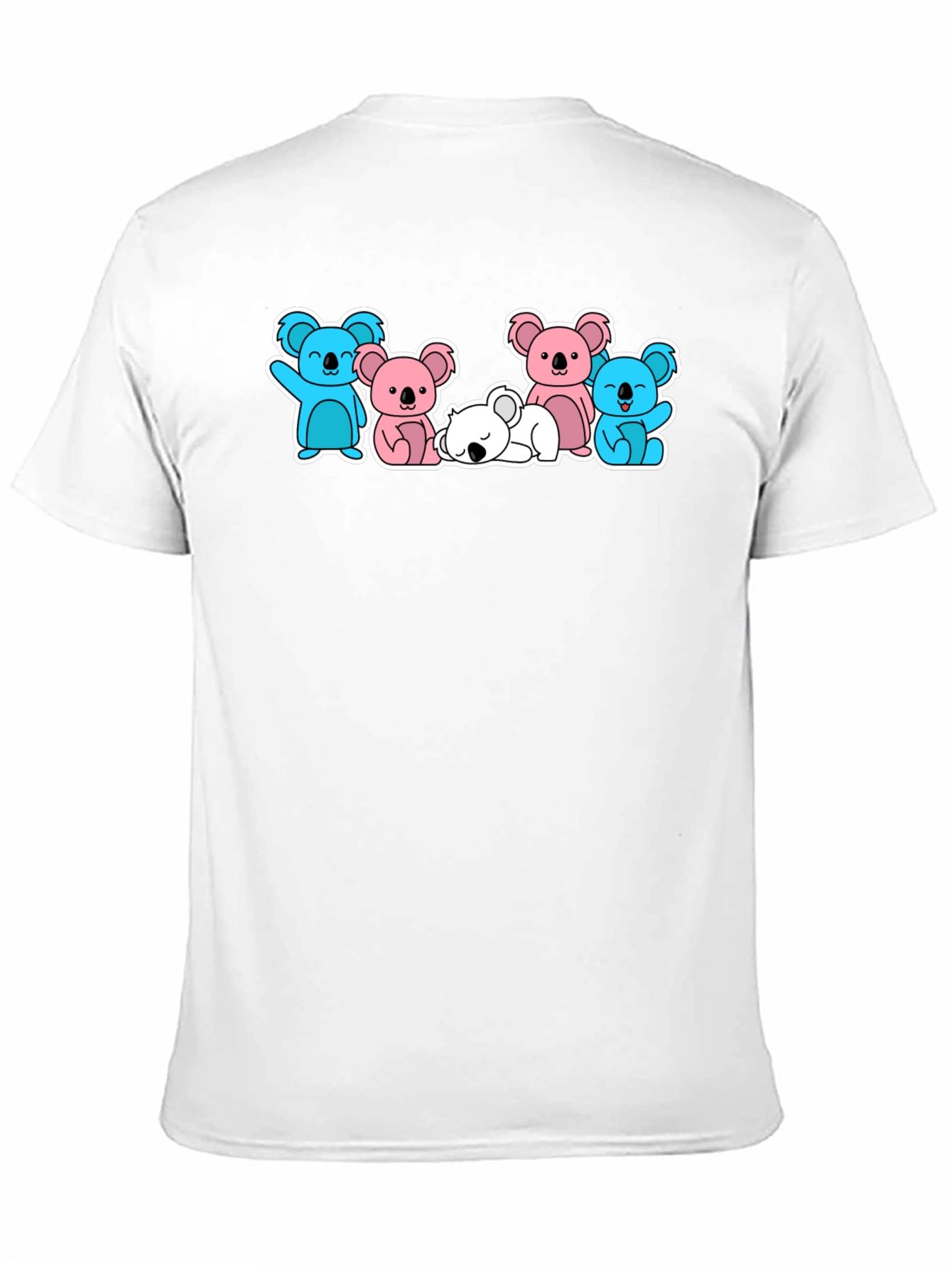 Koala Crew Graphic T-Shirt - Black Cute Animal Design