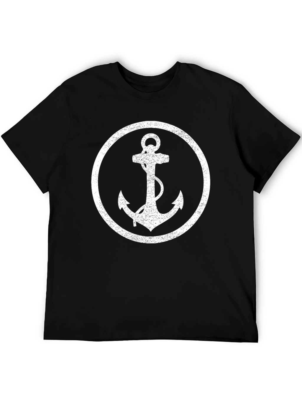 Nautical Anchor T-Shirt - Classic Black Tee