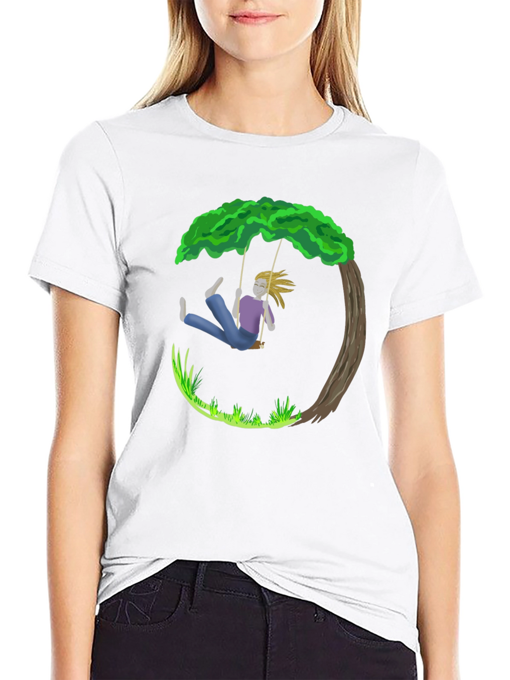 Swing Tree Graphic T-Shirt