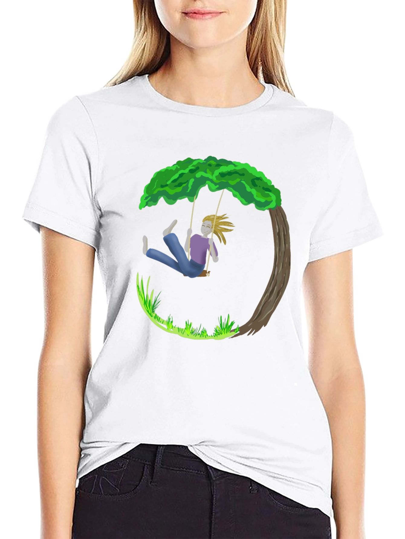 Swing Tree Graphic T-Shirt