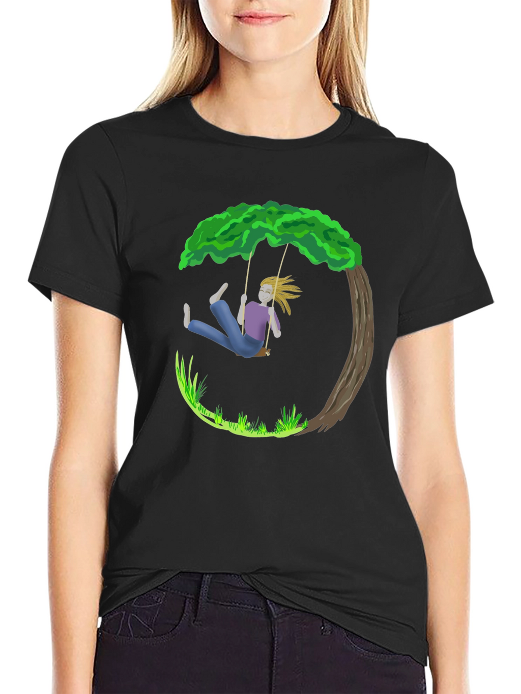 Swing Tree Graphic T-Shirt
