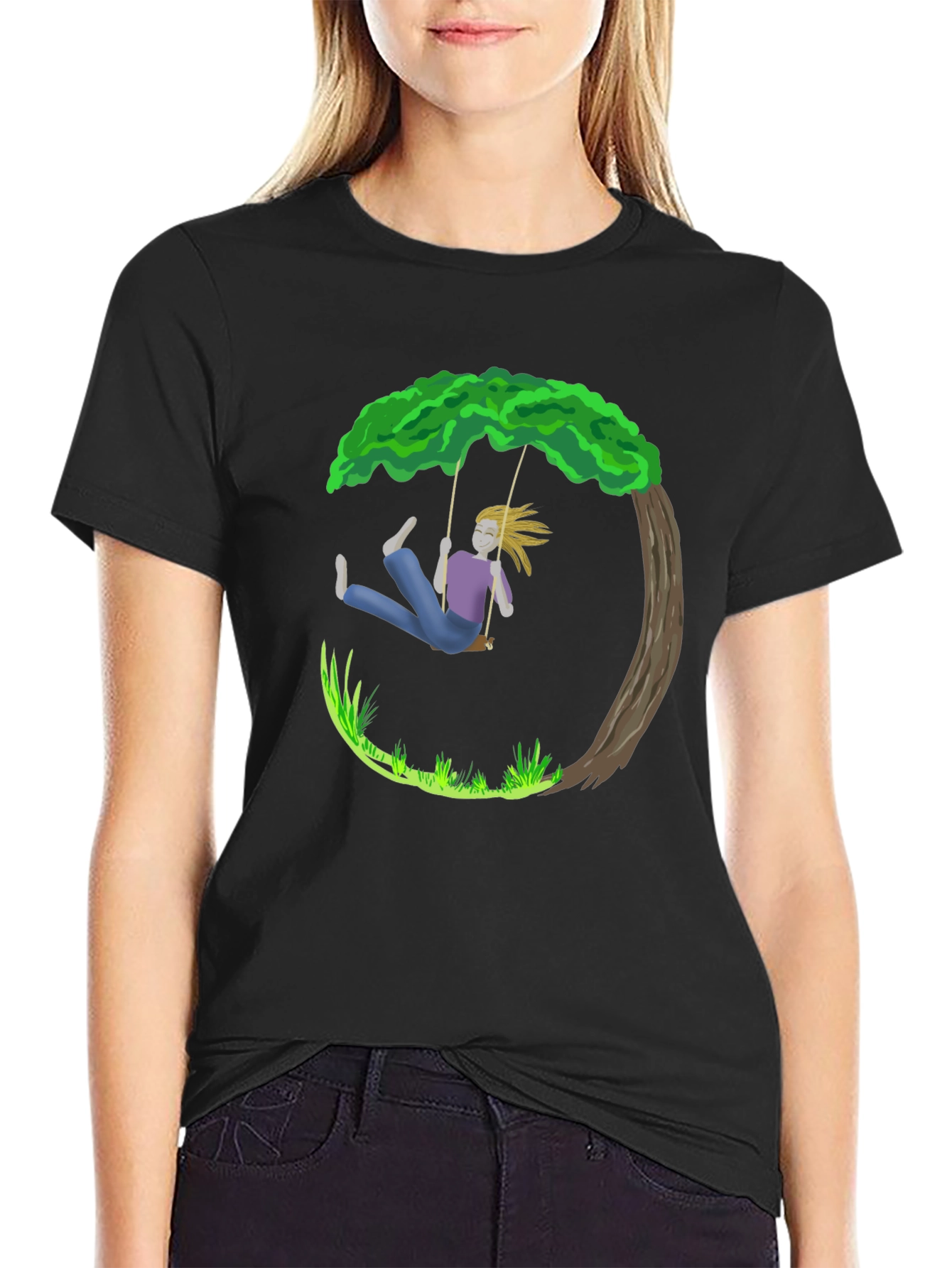 Swing Tree Graphic T-Shirt