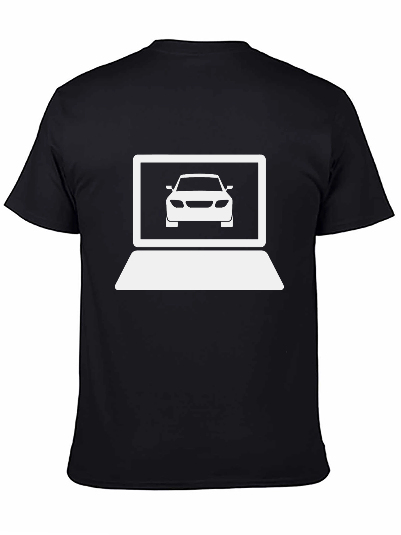 Car Laptop Graphic T-Shirt