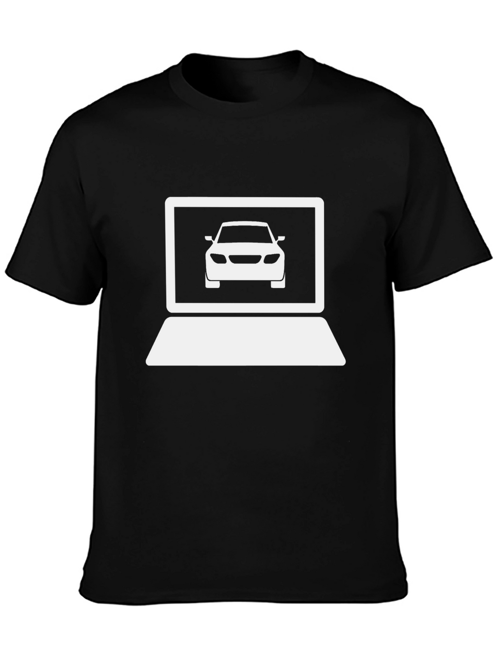 Car Laptop Graphic T-Shirt