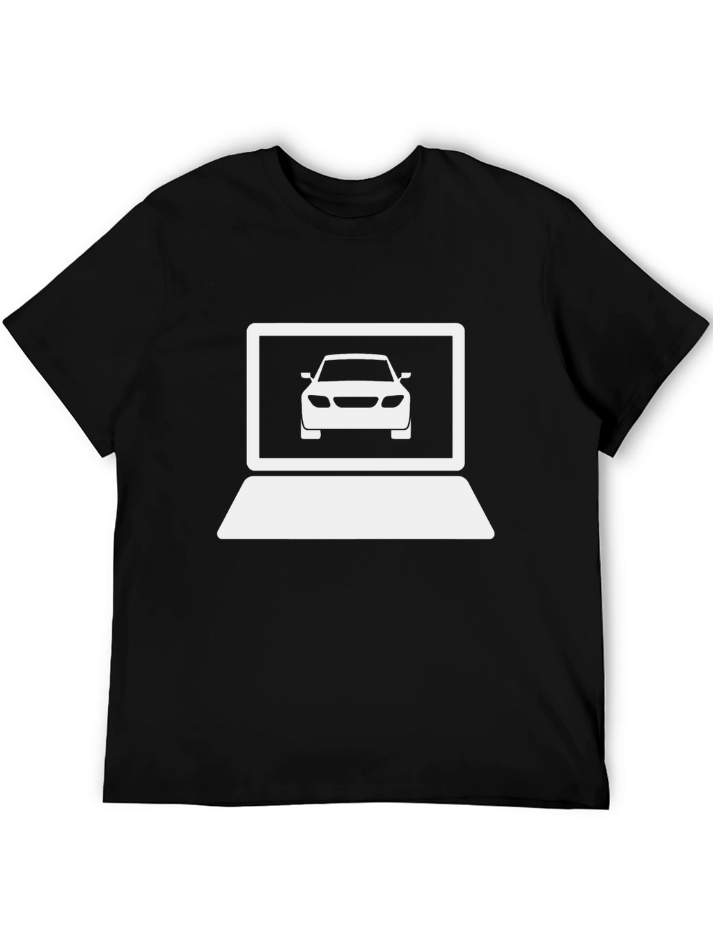 Car Laptop Graphic T-Shirt