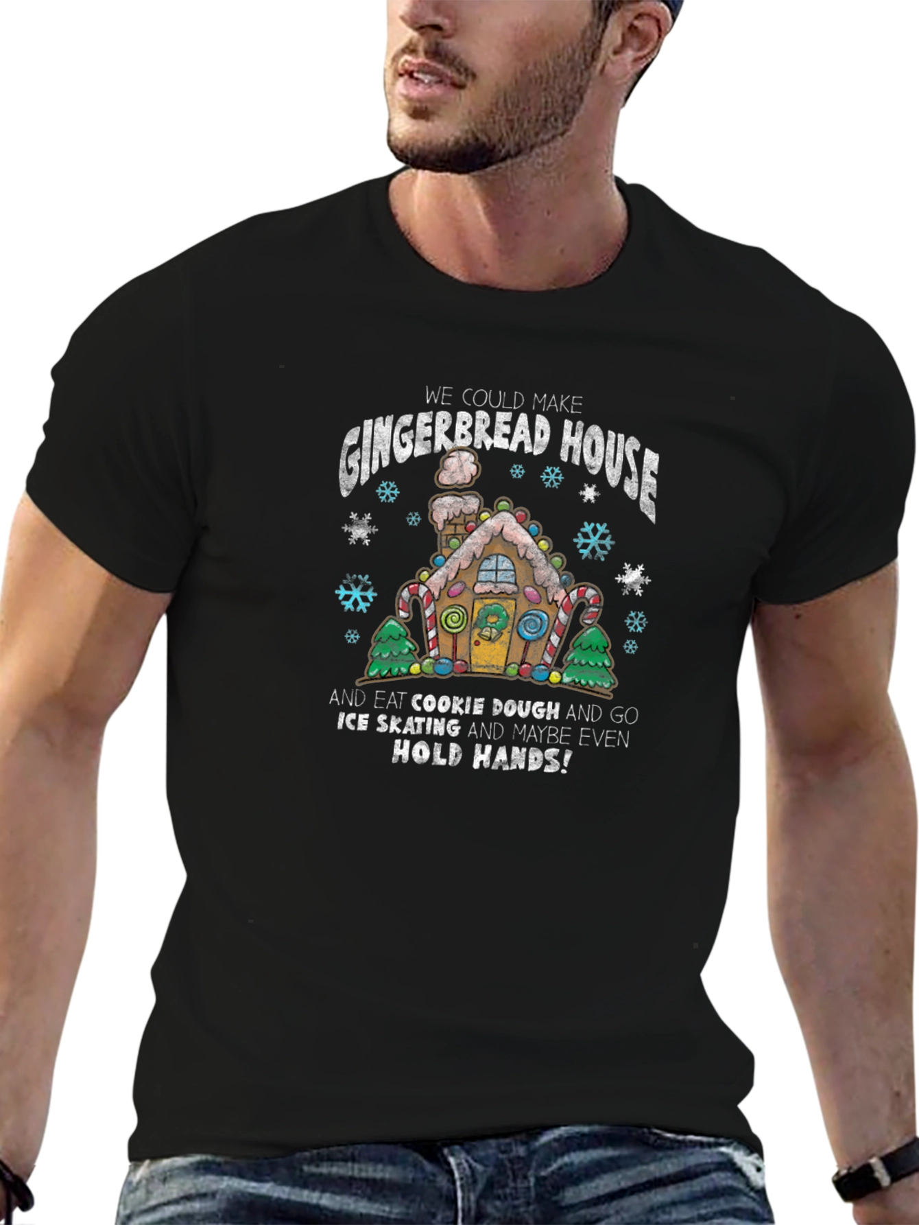 Gingerbread House Christmas T-Shirt
