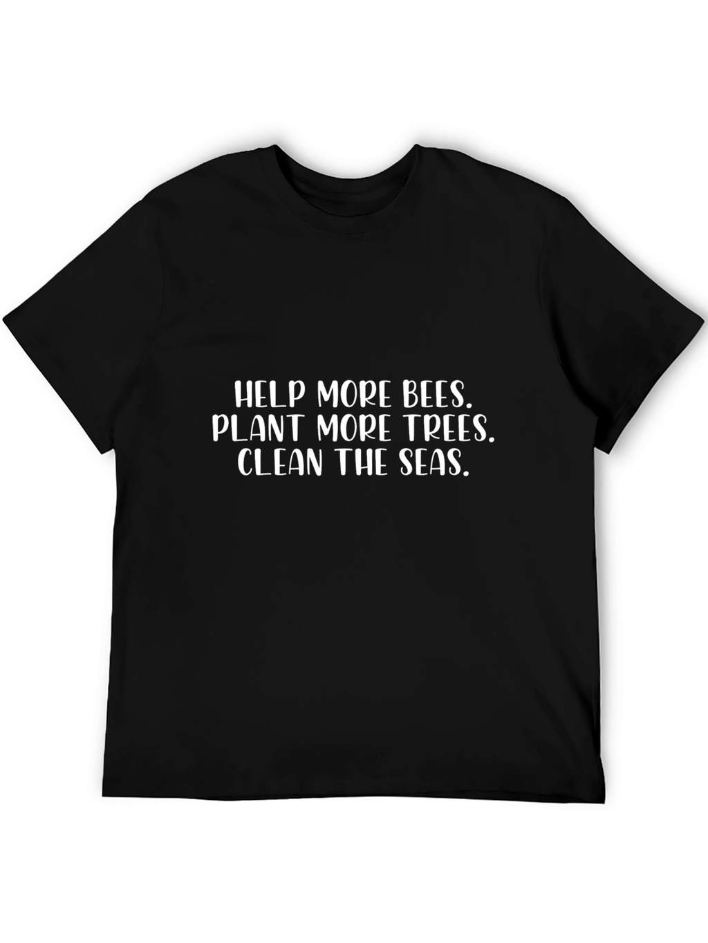 Eco-Friendly Slogan T-Shirt