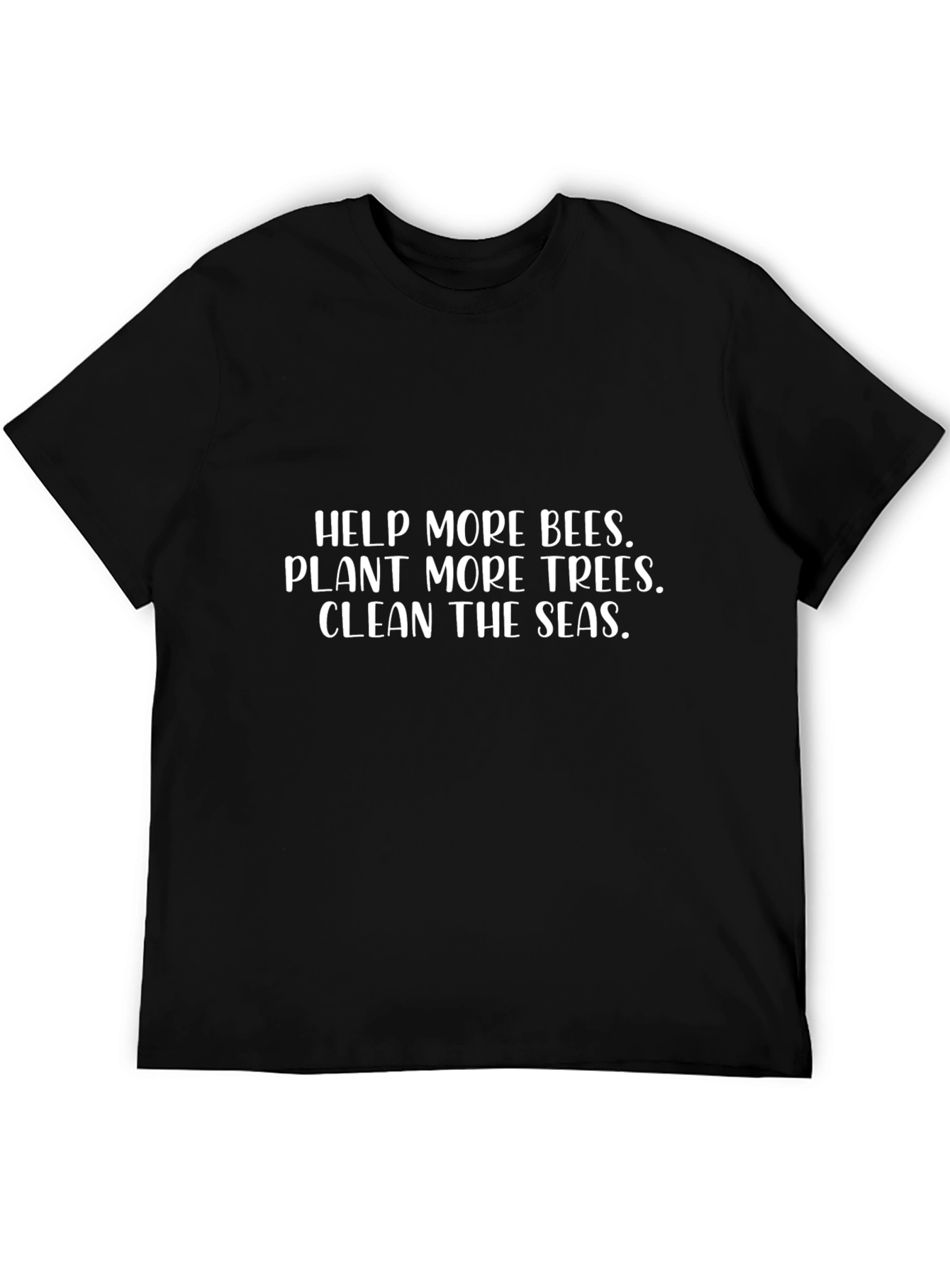 Eco-Friendly Slogan T-Shirt