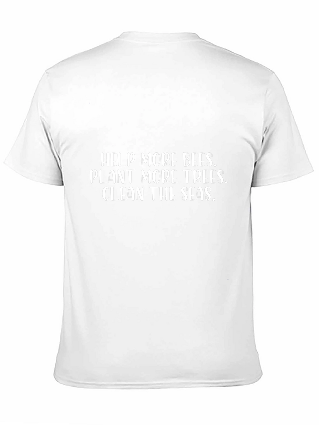 Eco-Friendly Slogan T-Shirt