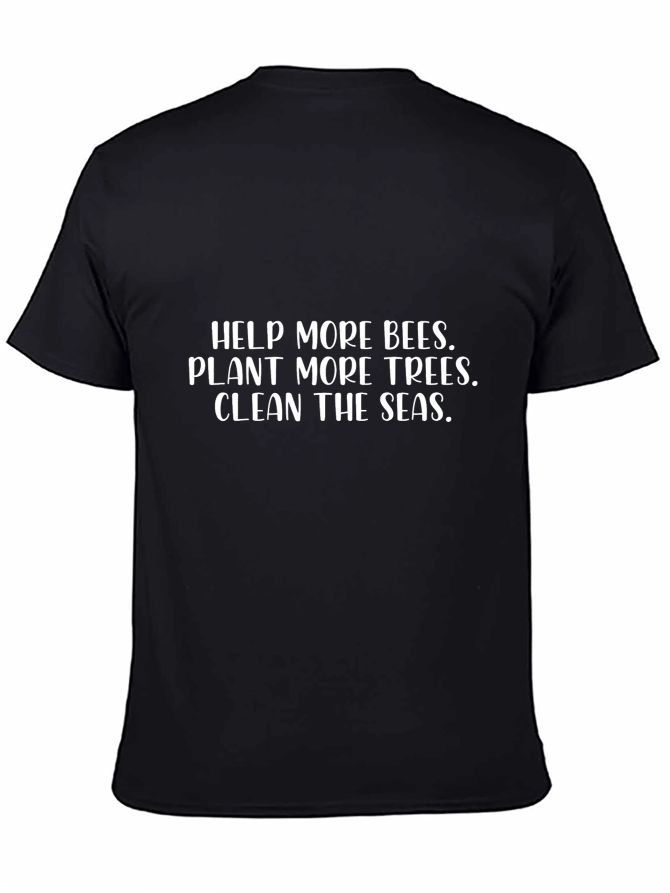 Eco-Friendly Slogan T-Shirt