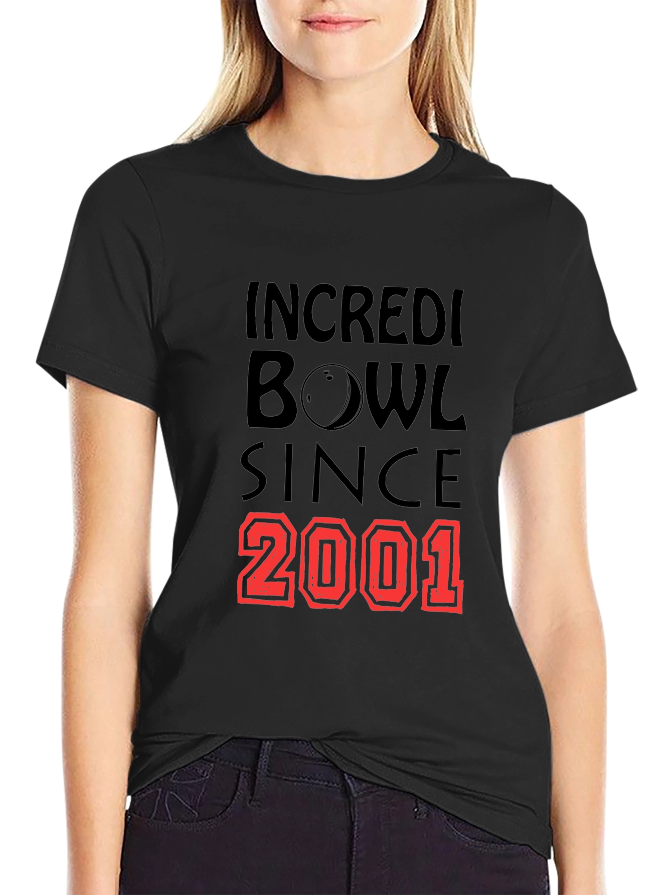 Incredibowl Since 2001 Black Graphic T-Shirt