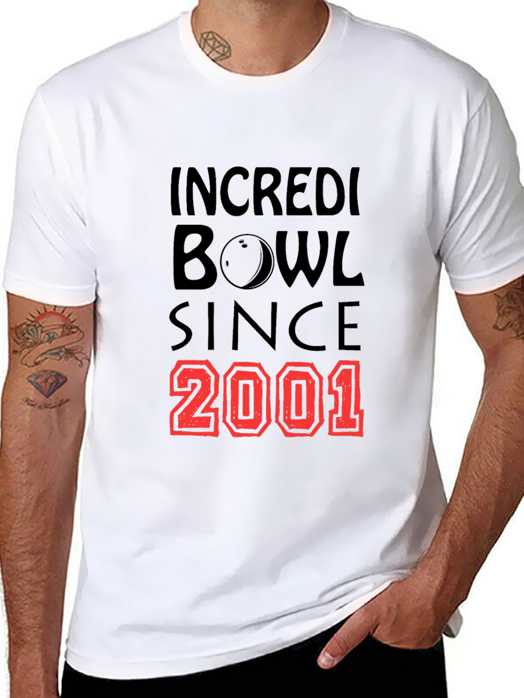 Incredibowl Since 2001 Black Graphic T-Shirt