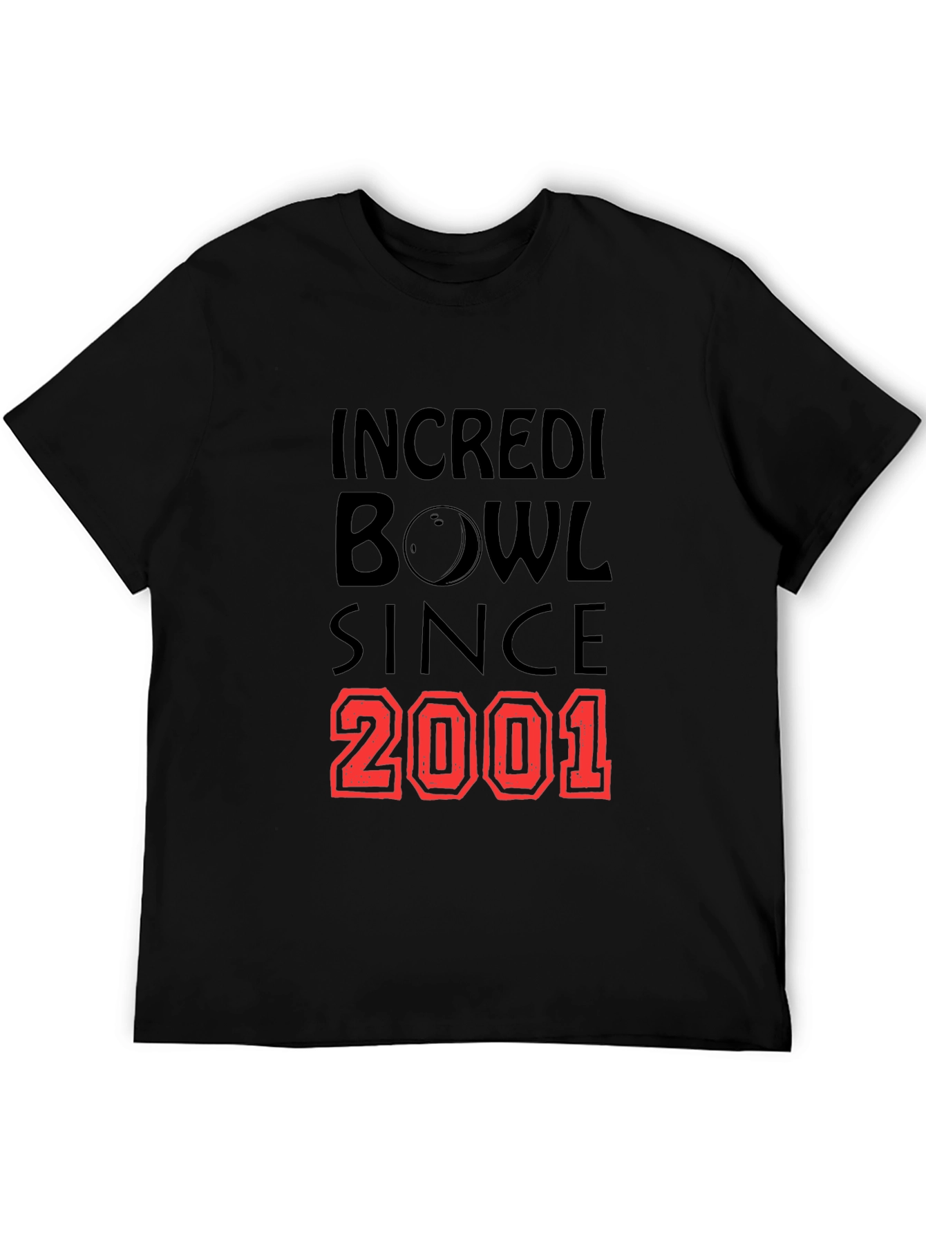 Incredibowl Since 2001 Black Graphic T-Shirt