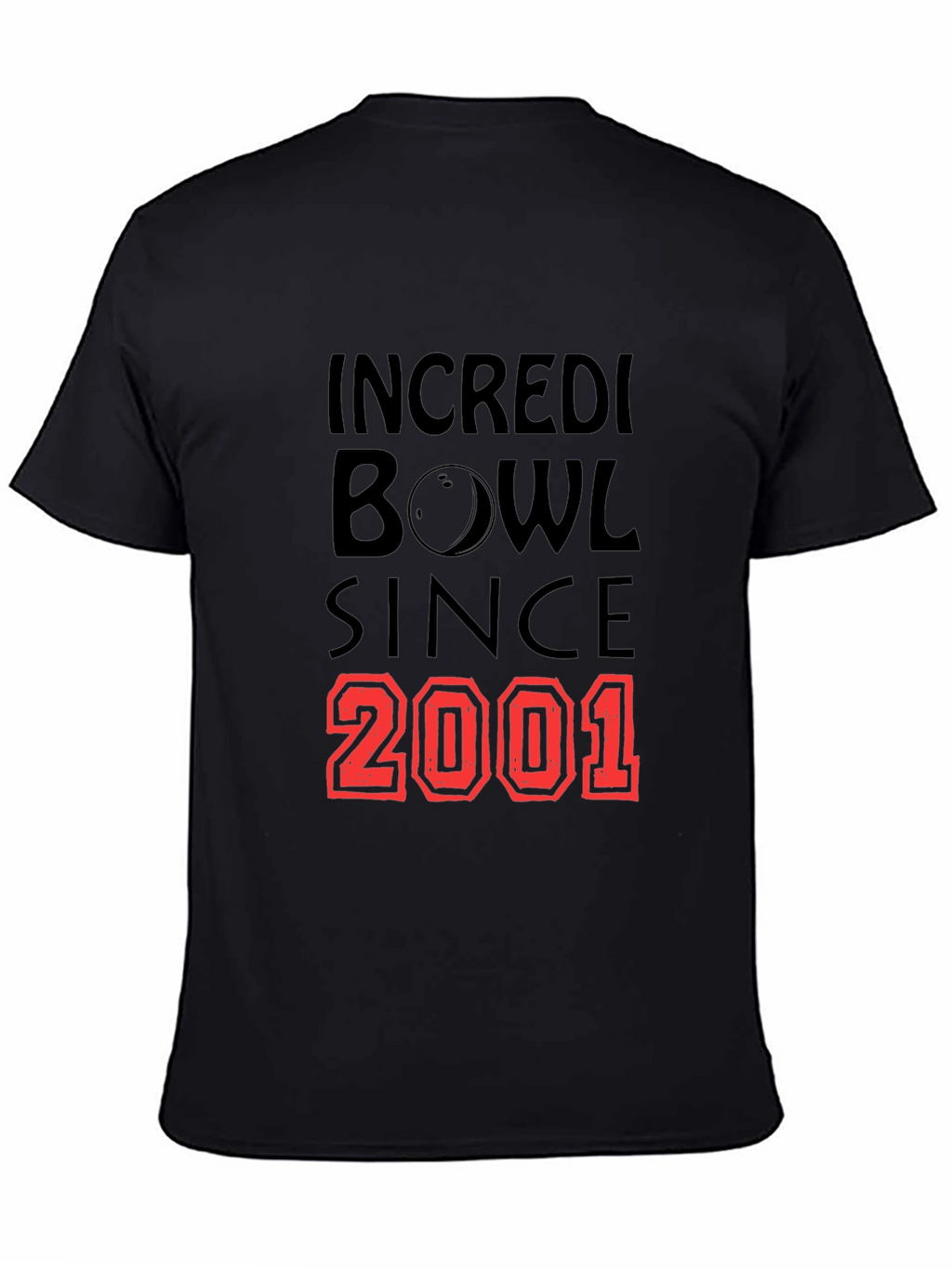 Incredibowl Since 2001 Black Graphic T-Shirt