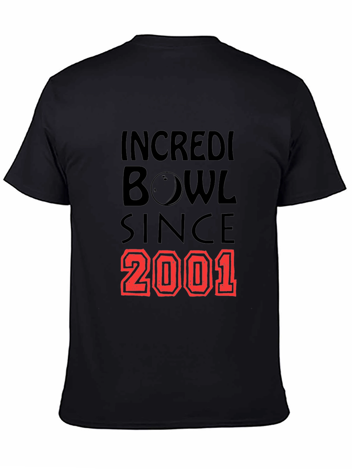 Incredibowl Since 2001 Black Graphic T-Shirt