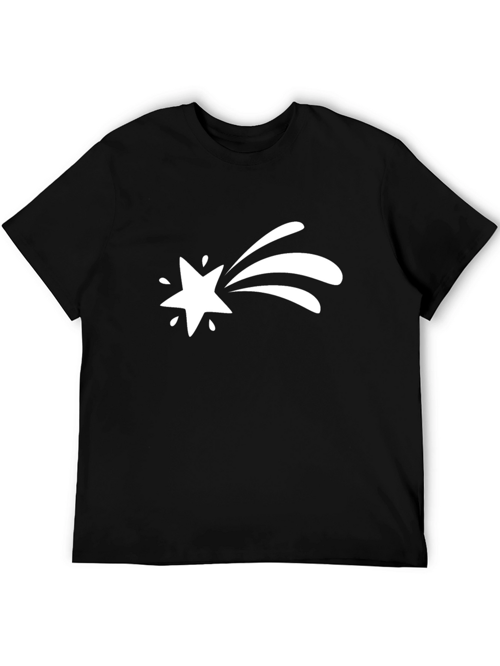 Shooting Star Graphic Tee - Classic Black T-Shirt