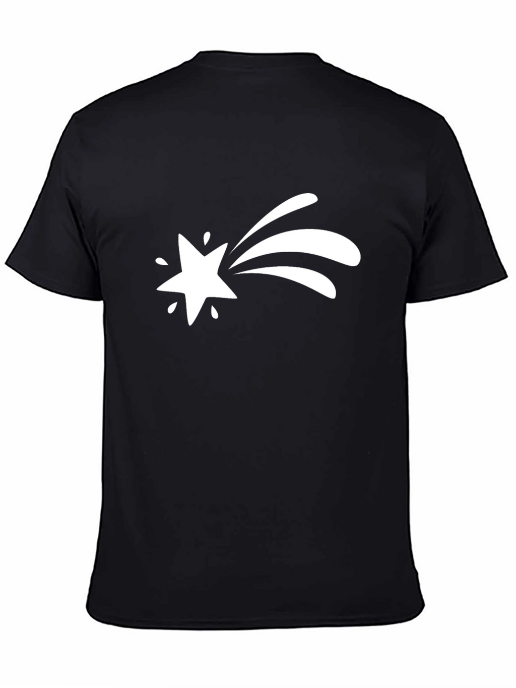 Shooting Star Graphic Tee - Classic Black T-Shirt