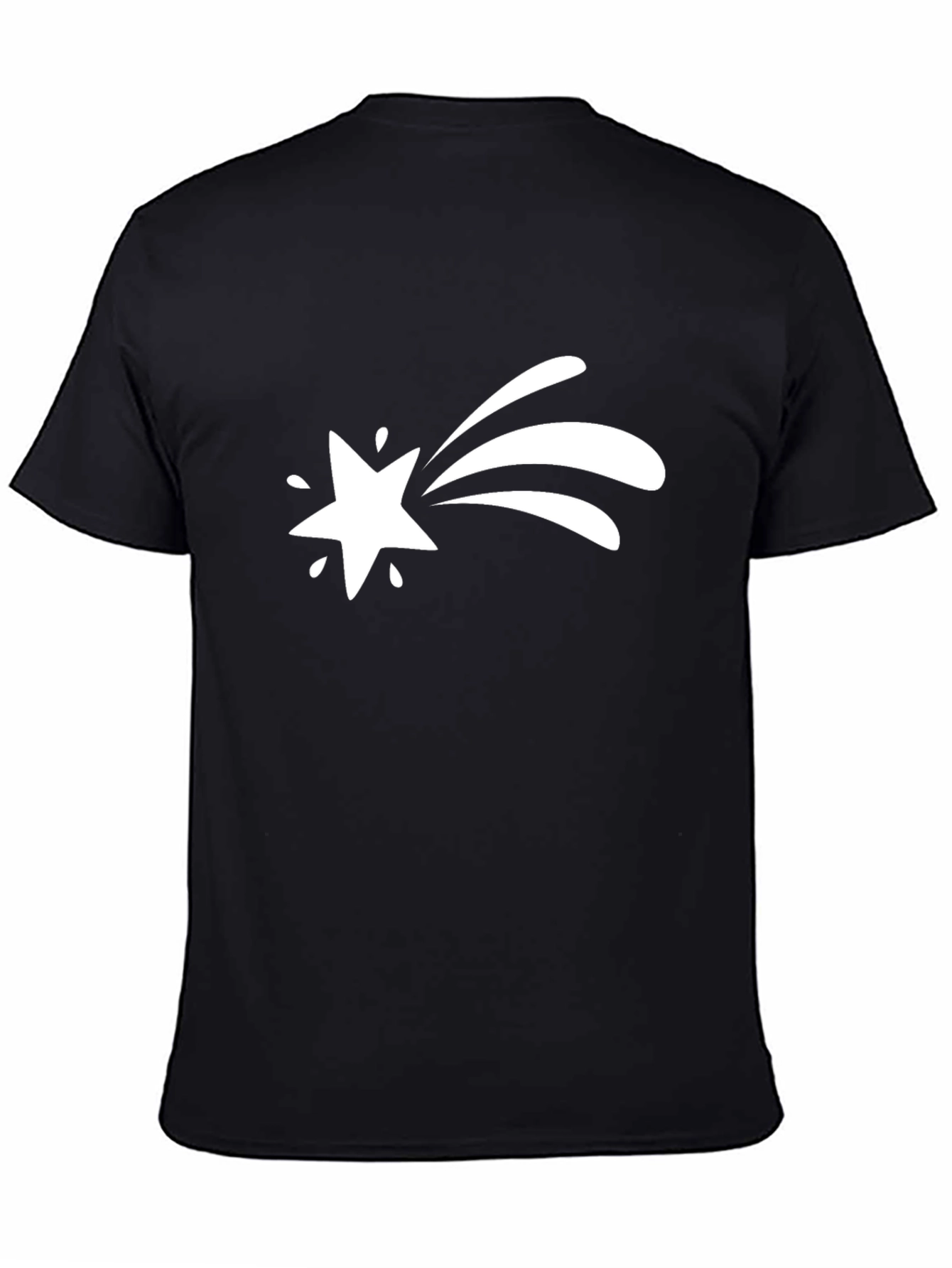 Shooting Star Graphic Tee - Classic Black T-Shirt