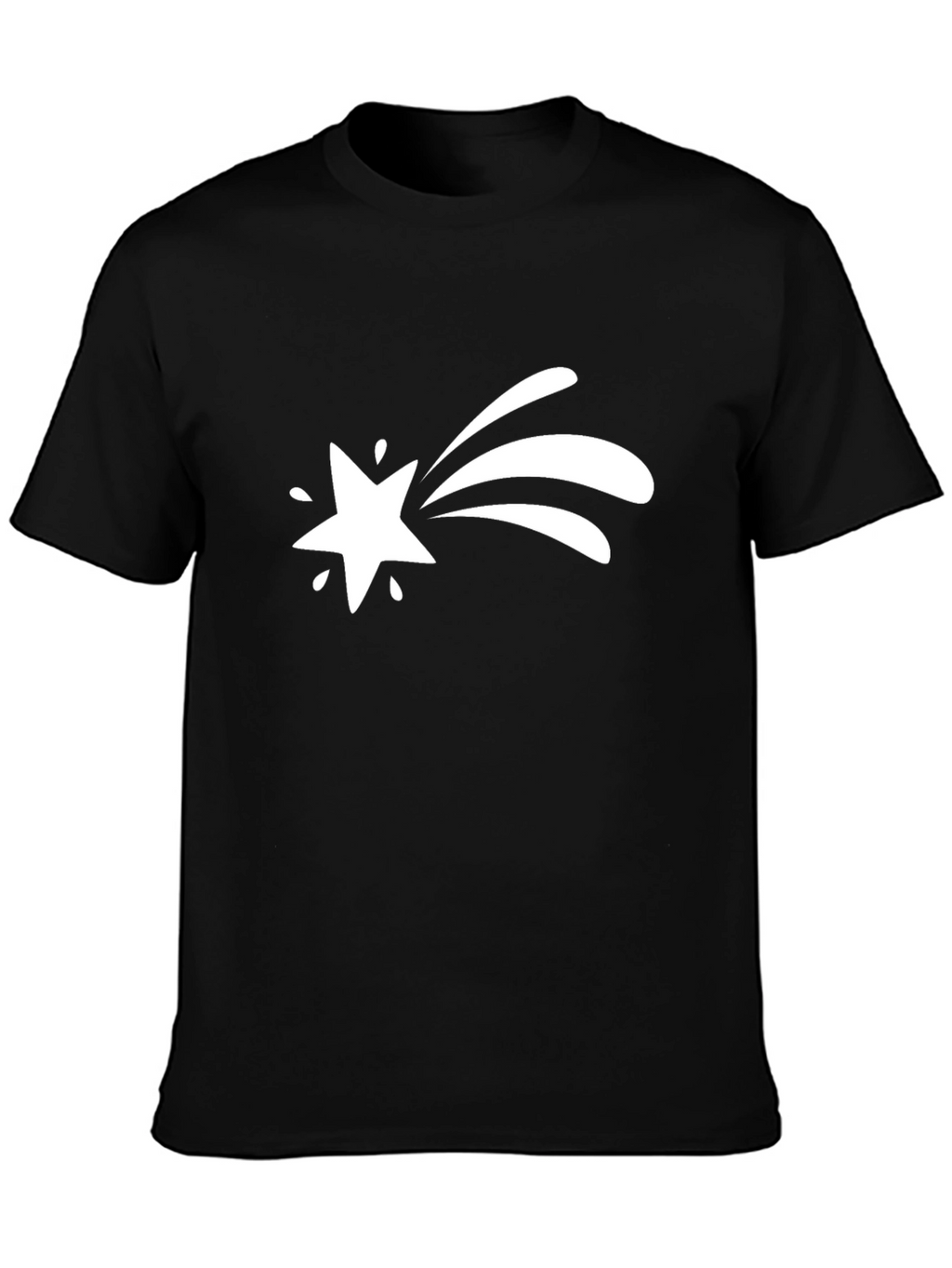 Shooting Star Graphic Tee - Classic Black T-Shirt