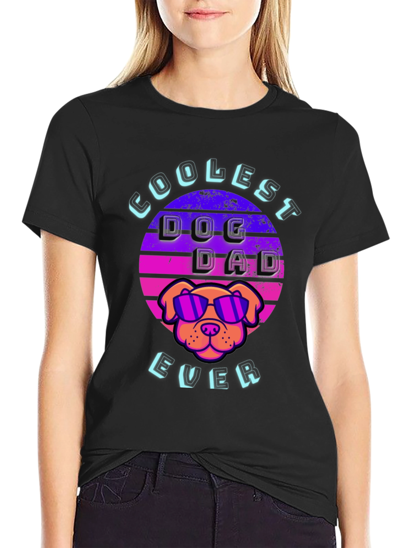 Coolest Dog Dad Ever Graphic Tee
