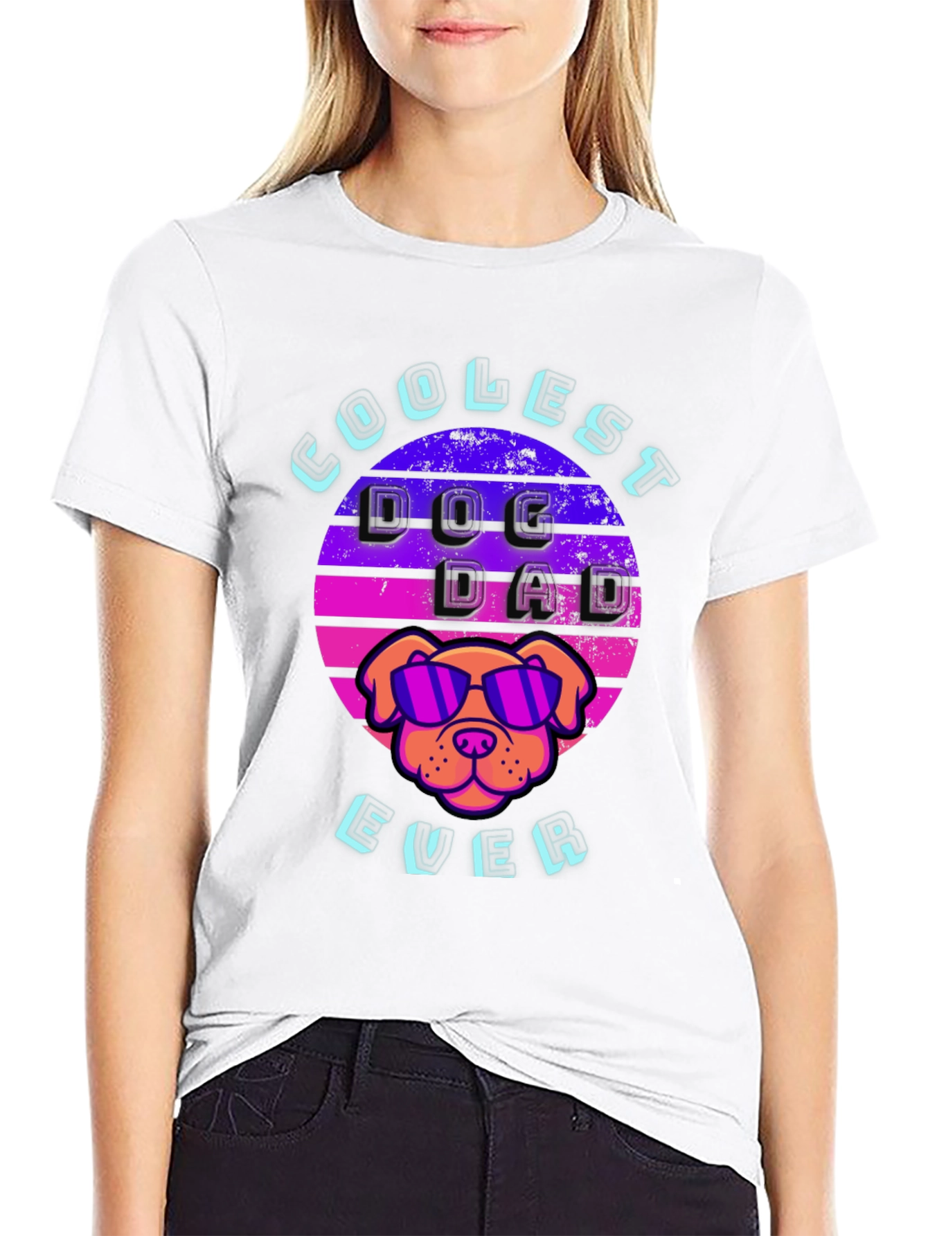 Coolest Dog Dad Ever Graphic Tee