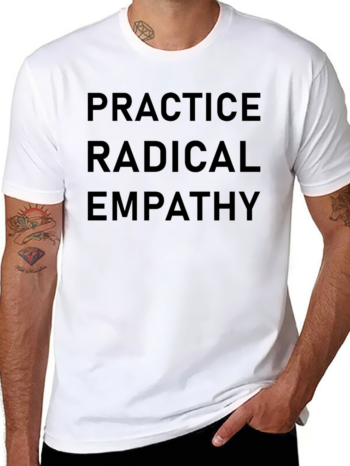 Practice Radical Empathy Black T-Shirt