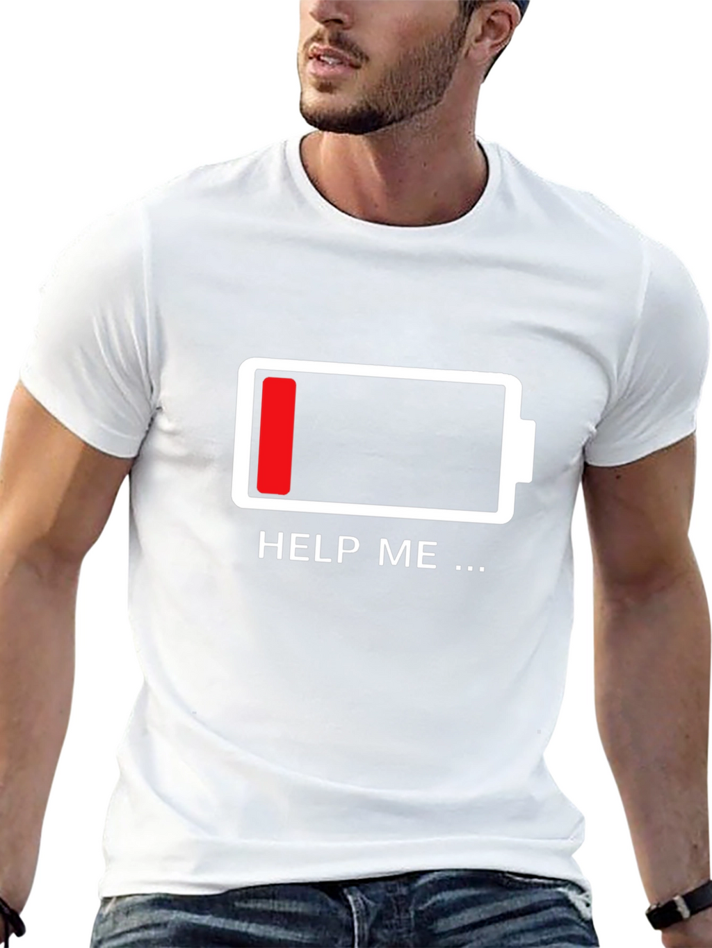 Low Battery Graphic T-Shirt