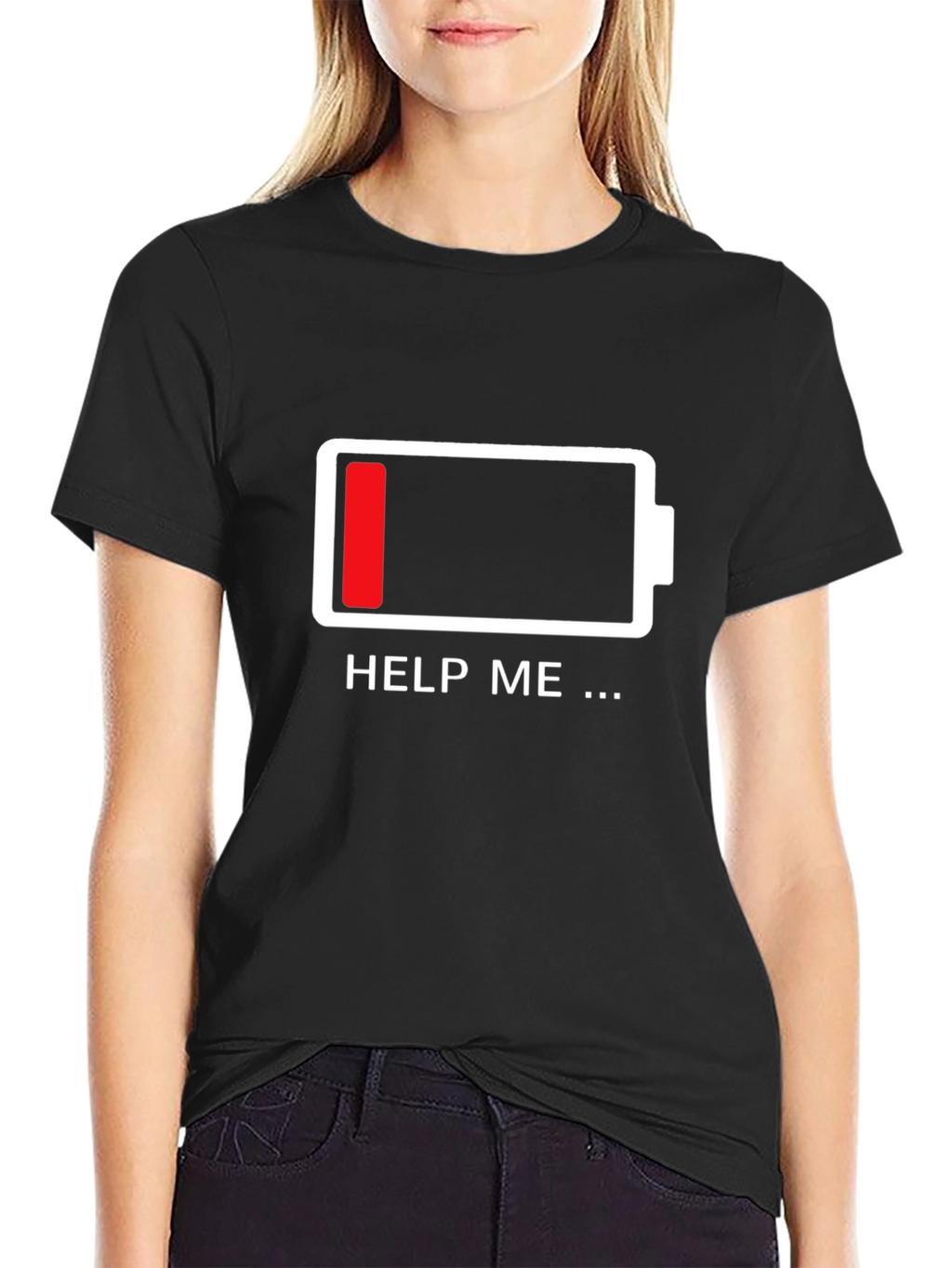 Low Battery Graphic T-Shirt