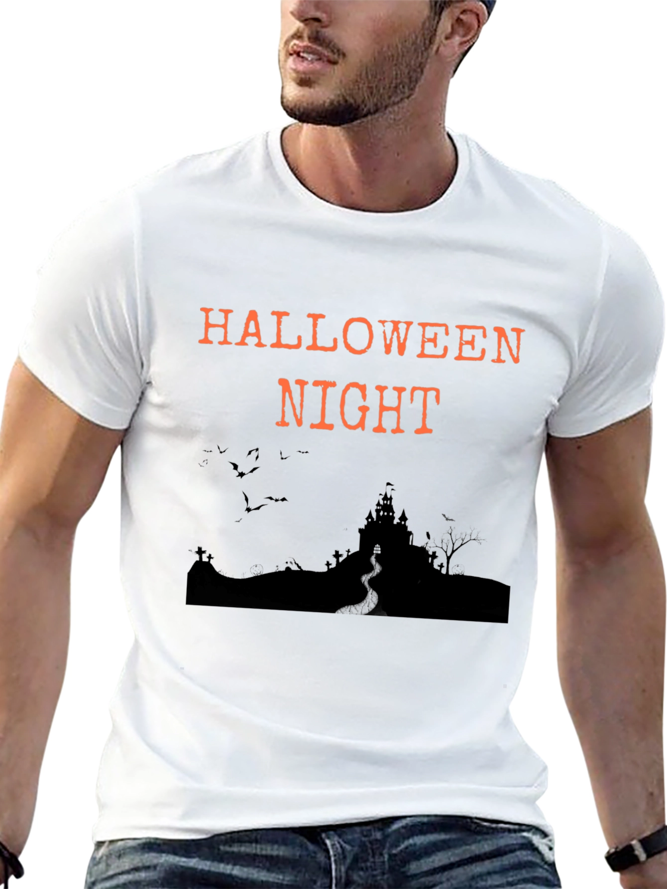 Halloween Night T-Shirt - Spooky Season Apparel