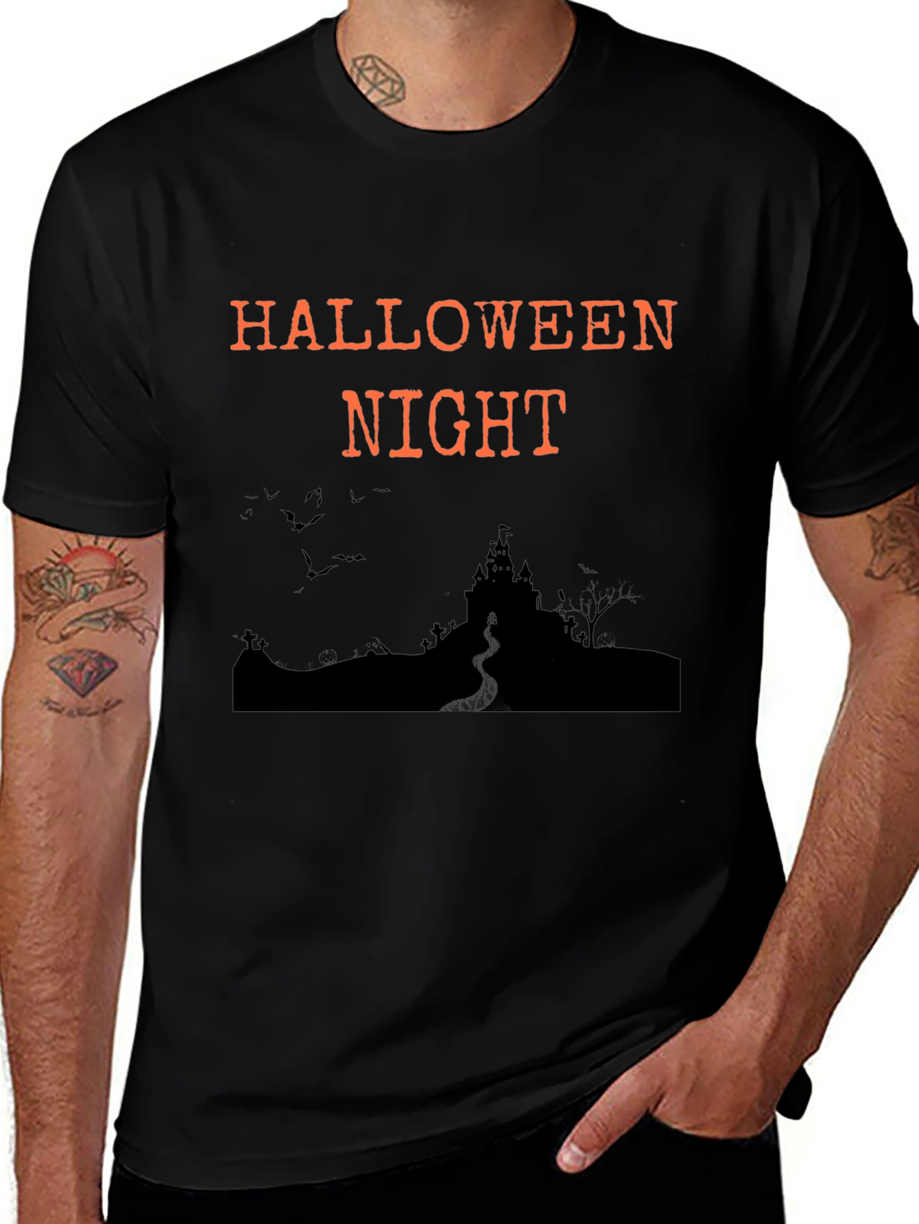 Halloween Night T-Shirt - Spooky Season Apparel