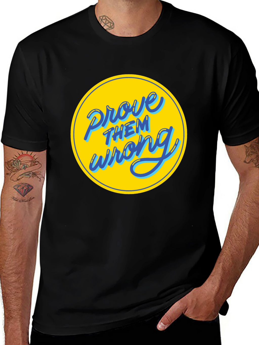 Prove Them Wrong Graphic Tee - Black