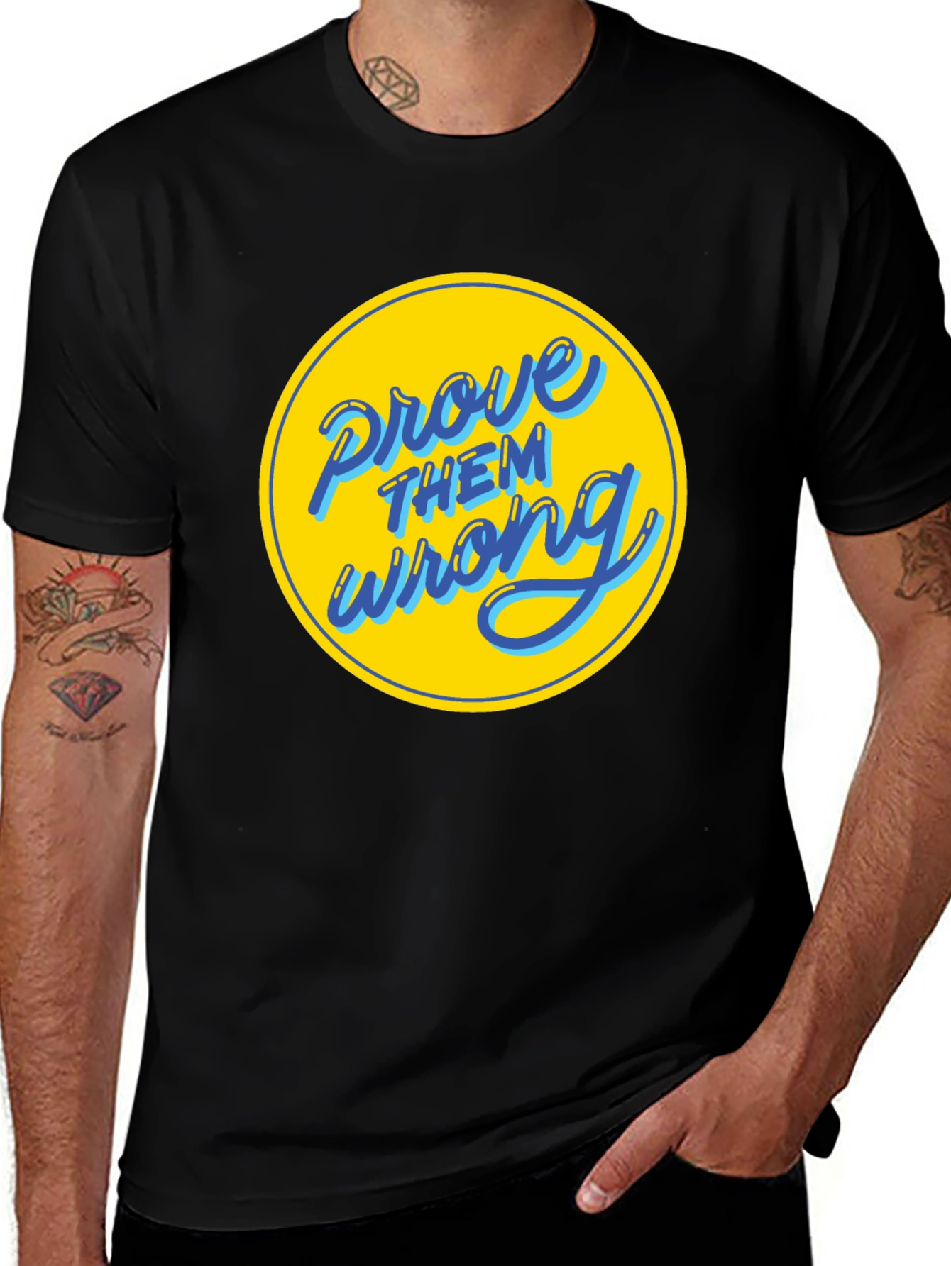 Prove Them Wrong Graphic Tee - Black