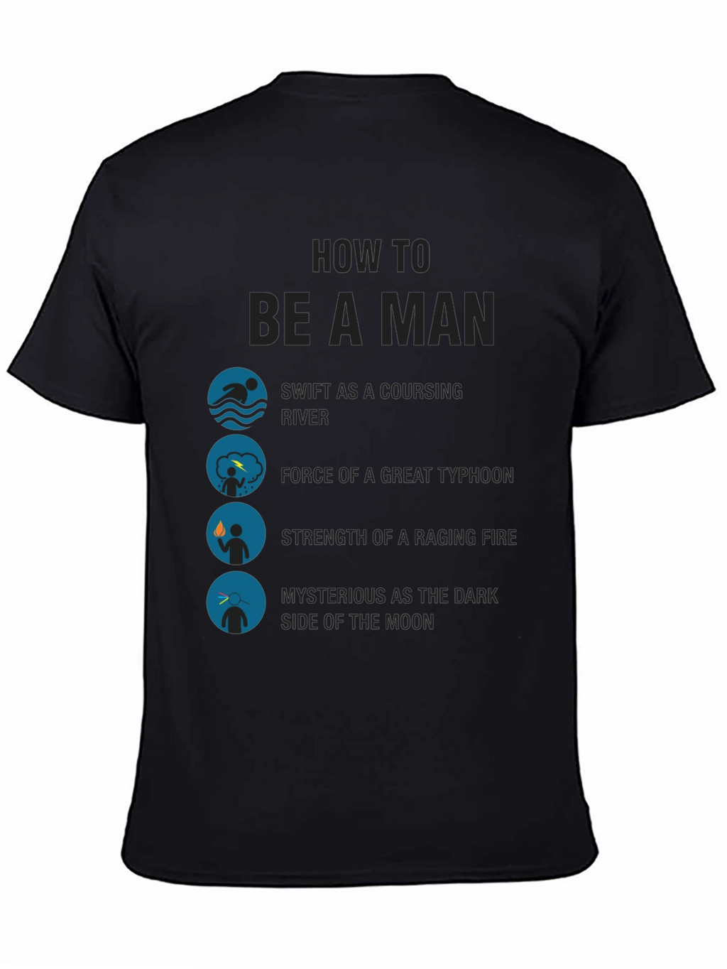 How to Be a Man Graphic T-Shirt