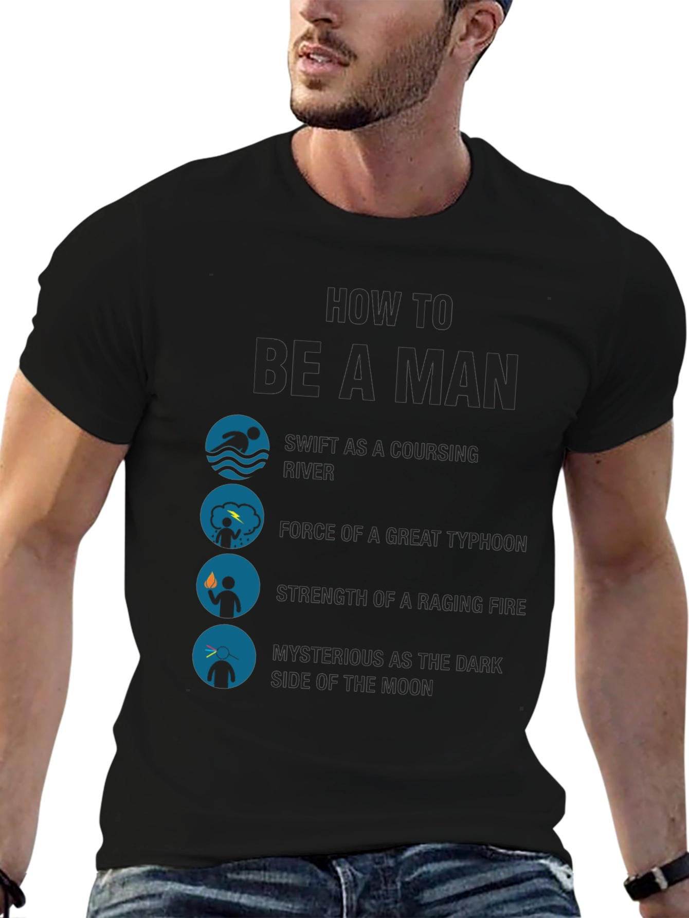 How to Be a Man Graphic T-Shirt
