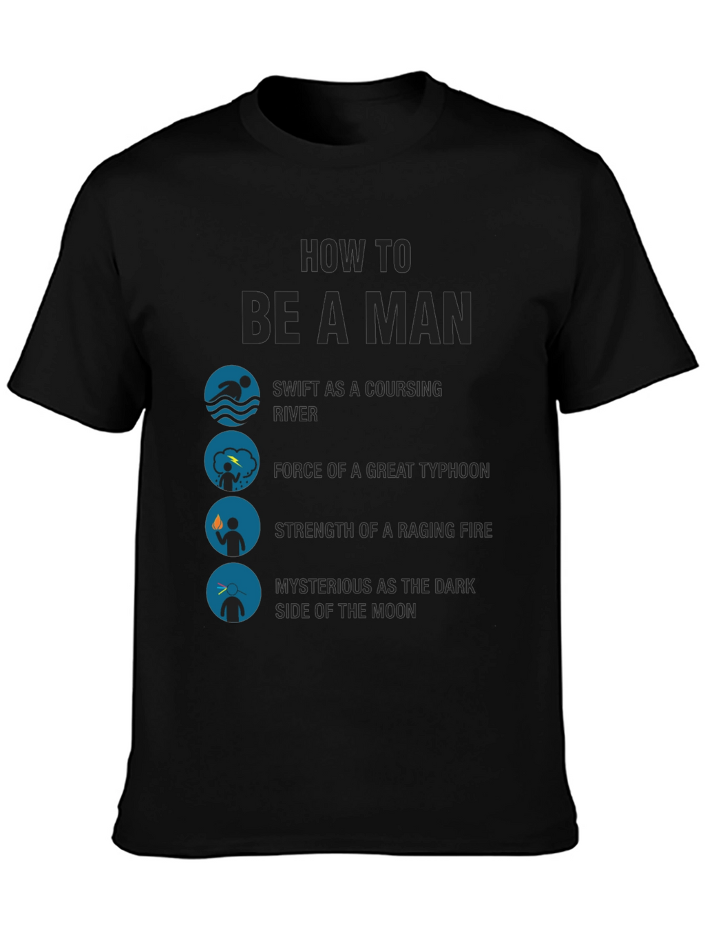 How to Be a Man Graphic T-Shirt
