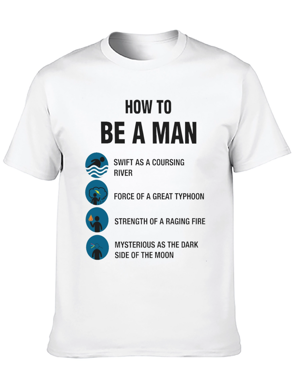 How to Be a Man Graphic T-Shirt