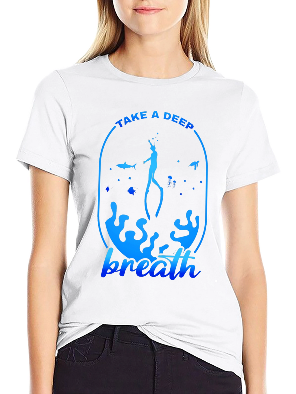 Take a Deep Breath T-Shirt - Scuba Diving Tee