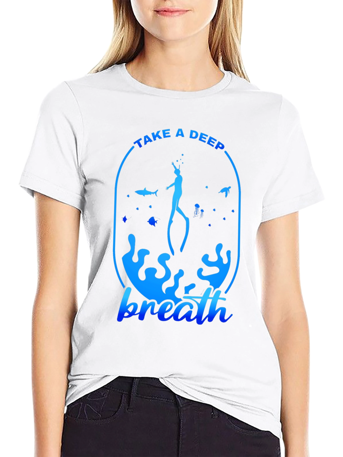 Take a Deep Breath T-Shirt - Scuba Diving Tee