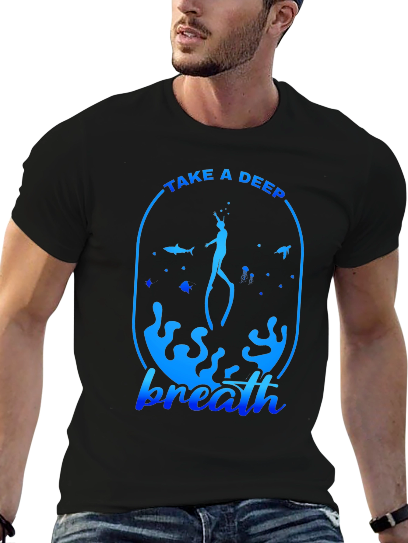 Take a Deep Breath T-Shirt - Scuba Diving Tee