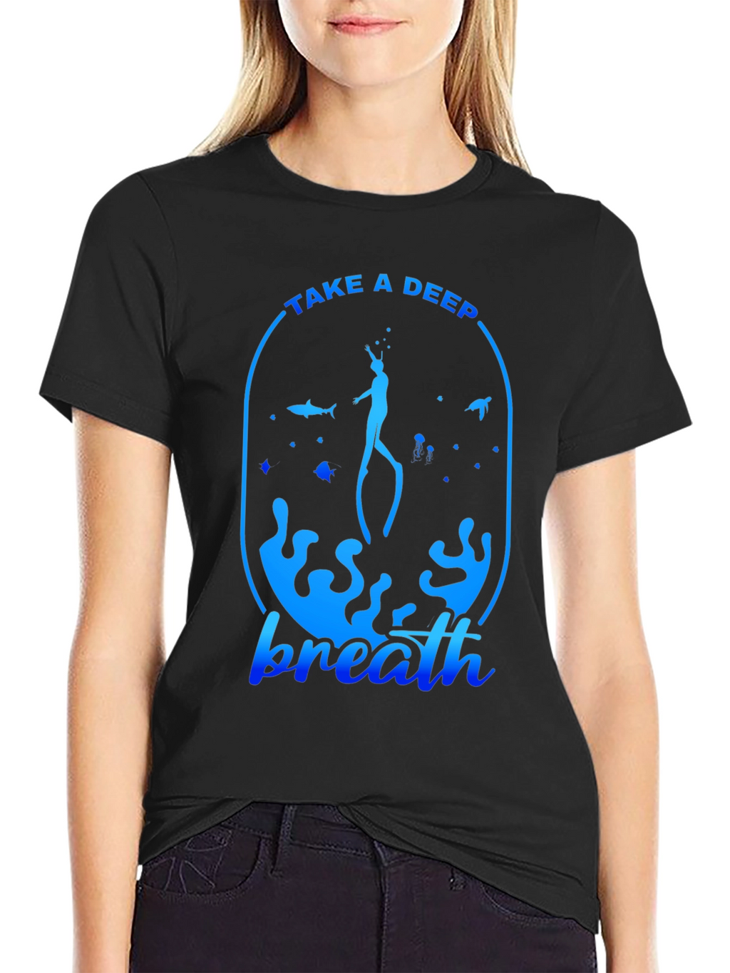 Take a Deep Breath T-Shirt - Scuba Diving Tee