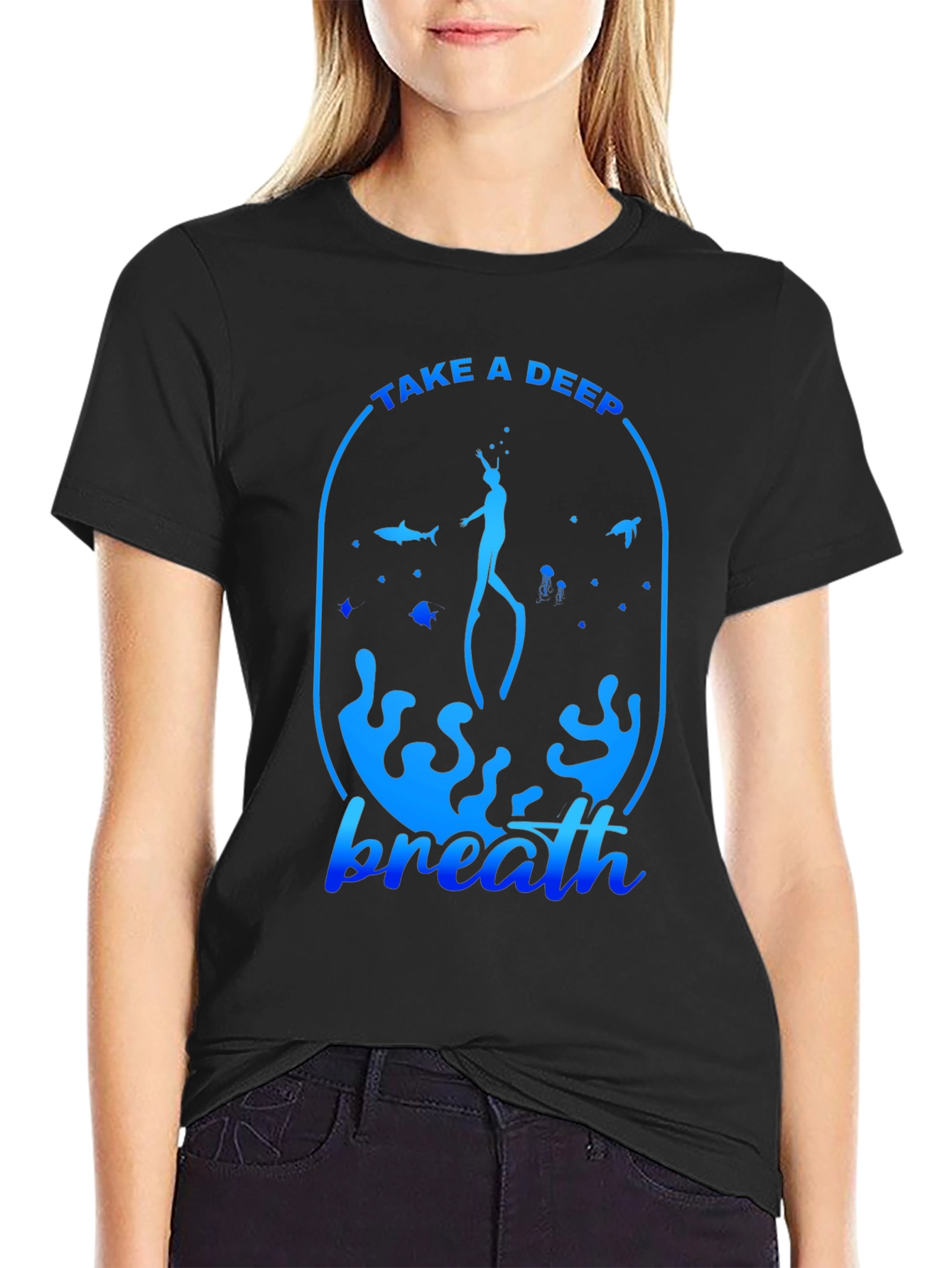 Take a Deep Breath T-Shirt - Scuba Diving Tee