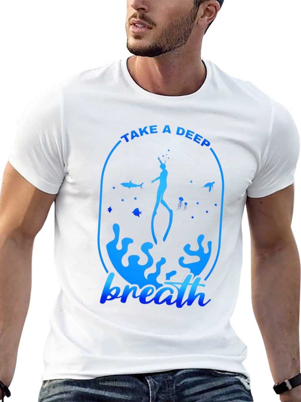 Take a Deep Breath T-Shirt - Scuba Diving Tee