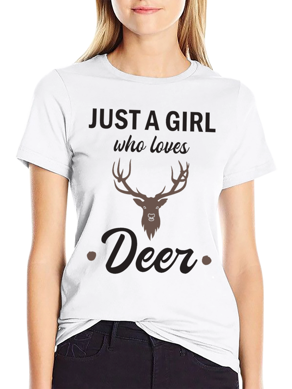 Just A Girl Who Loves Deer T-Shirt