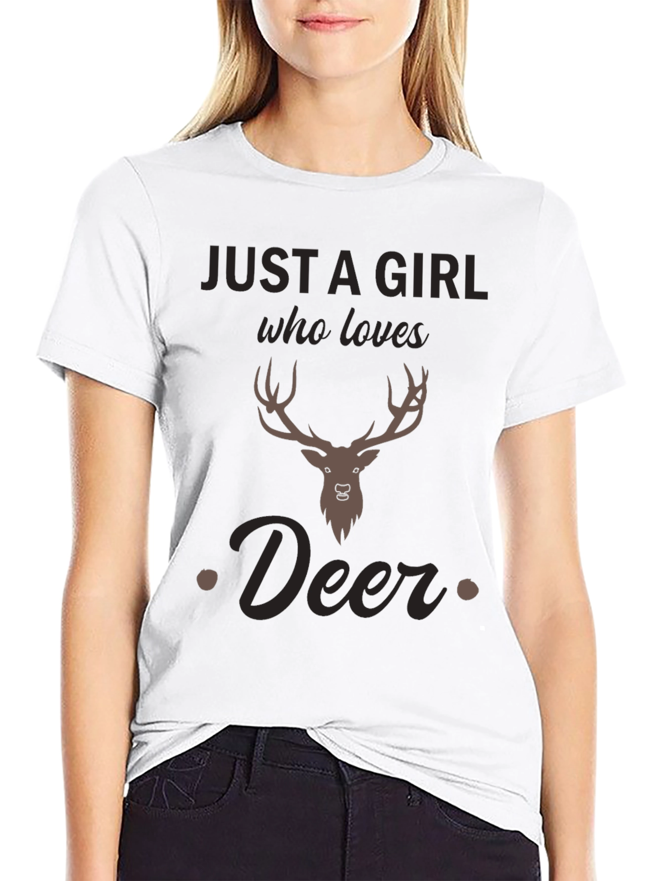 Just A Girl Who Loves Deer T-Shirt