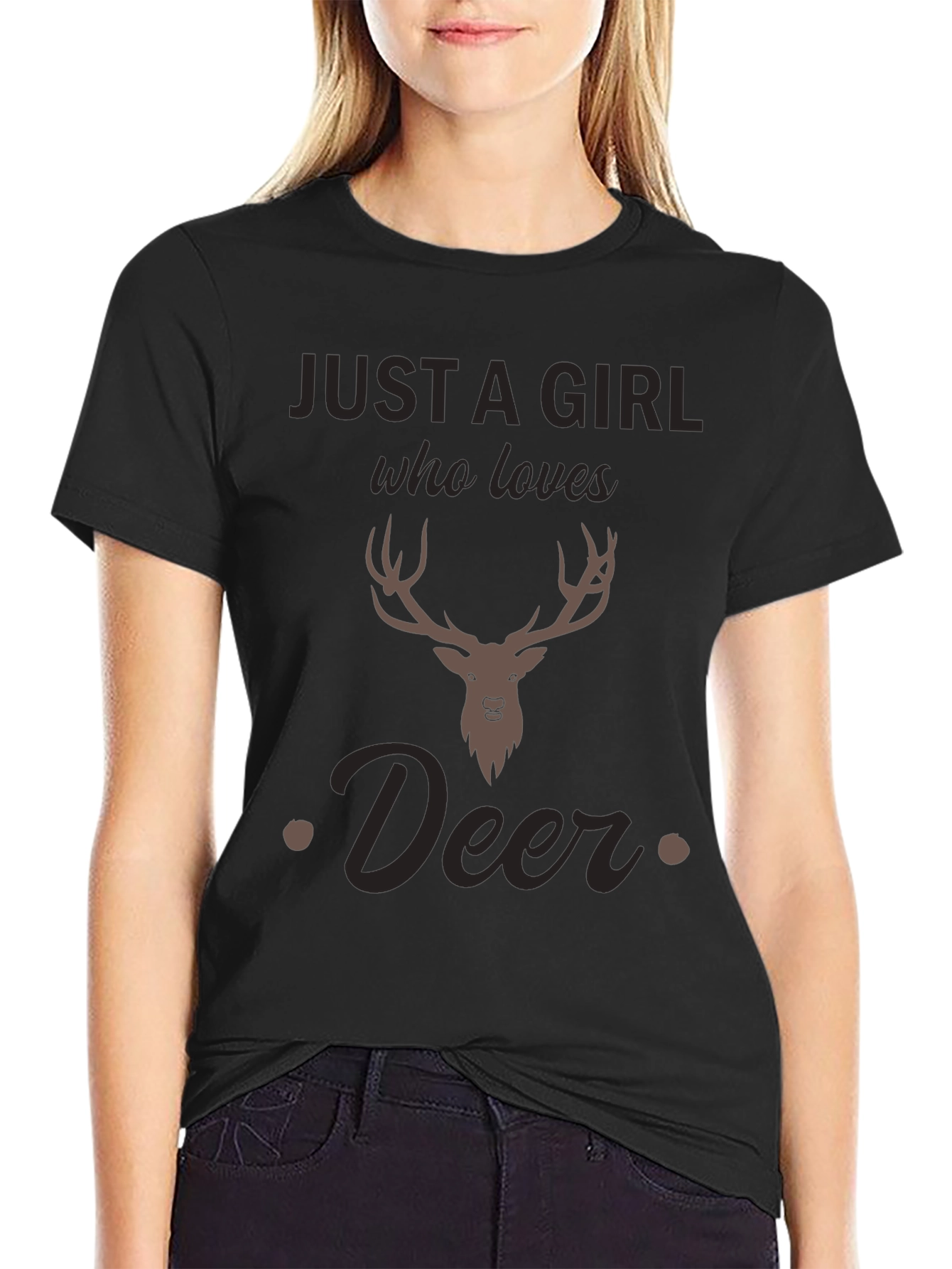 Just A Girl Who Loves Deer T-Shirt