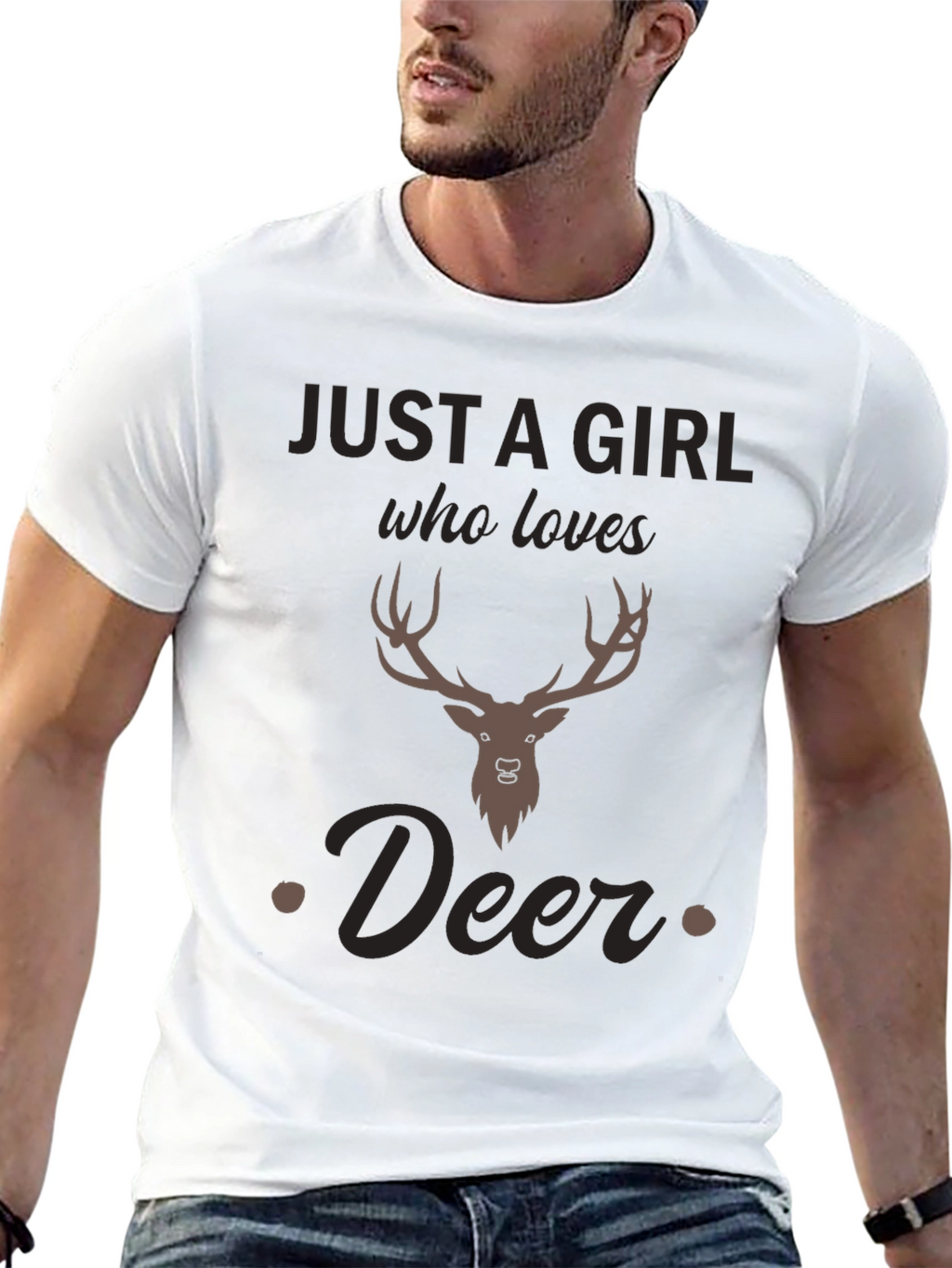 Just A Girl Who Loves Deer T-Shirt