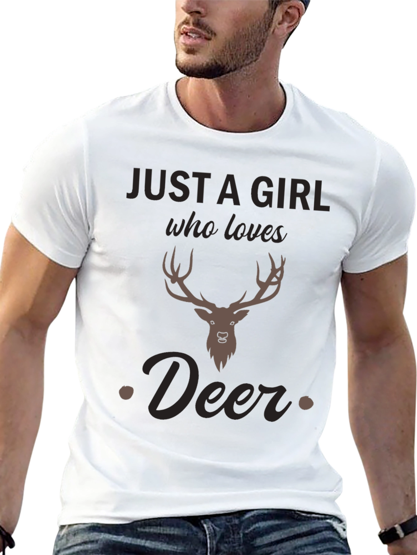 Just A Girl Who Loves Deer T-Shirt