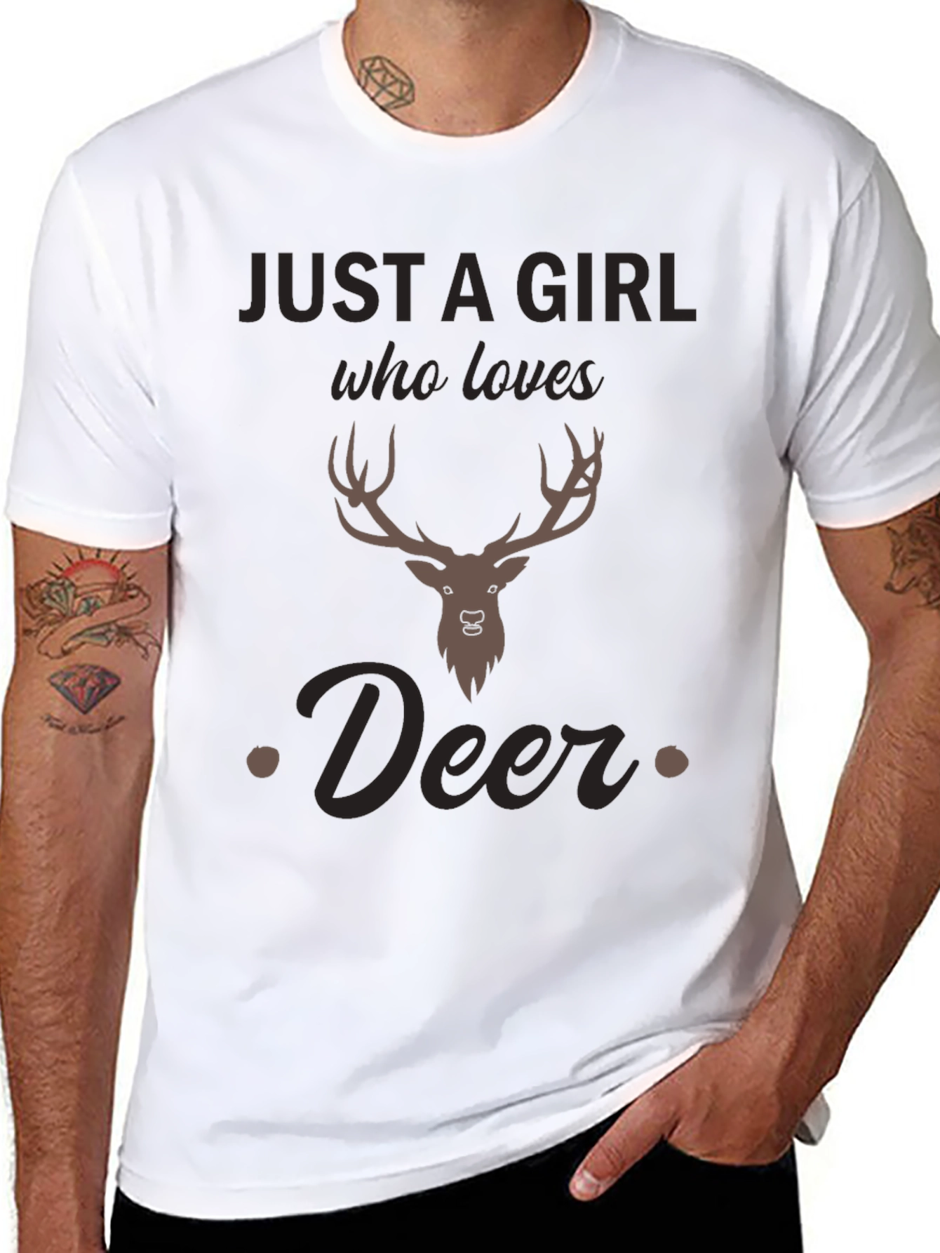 Just A Girl Who Loves Deer T-Shirt