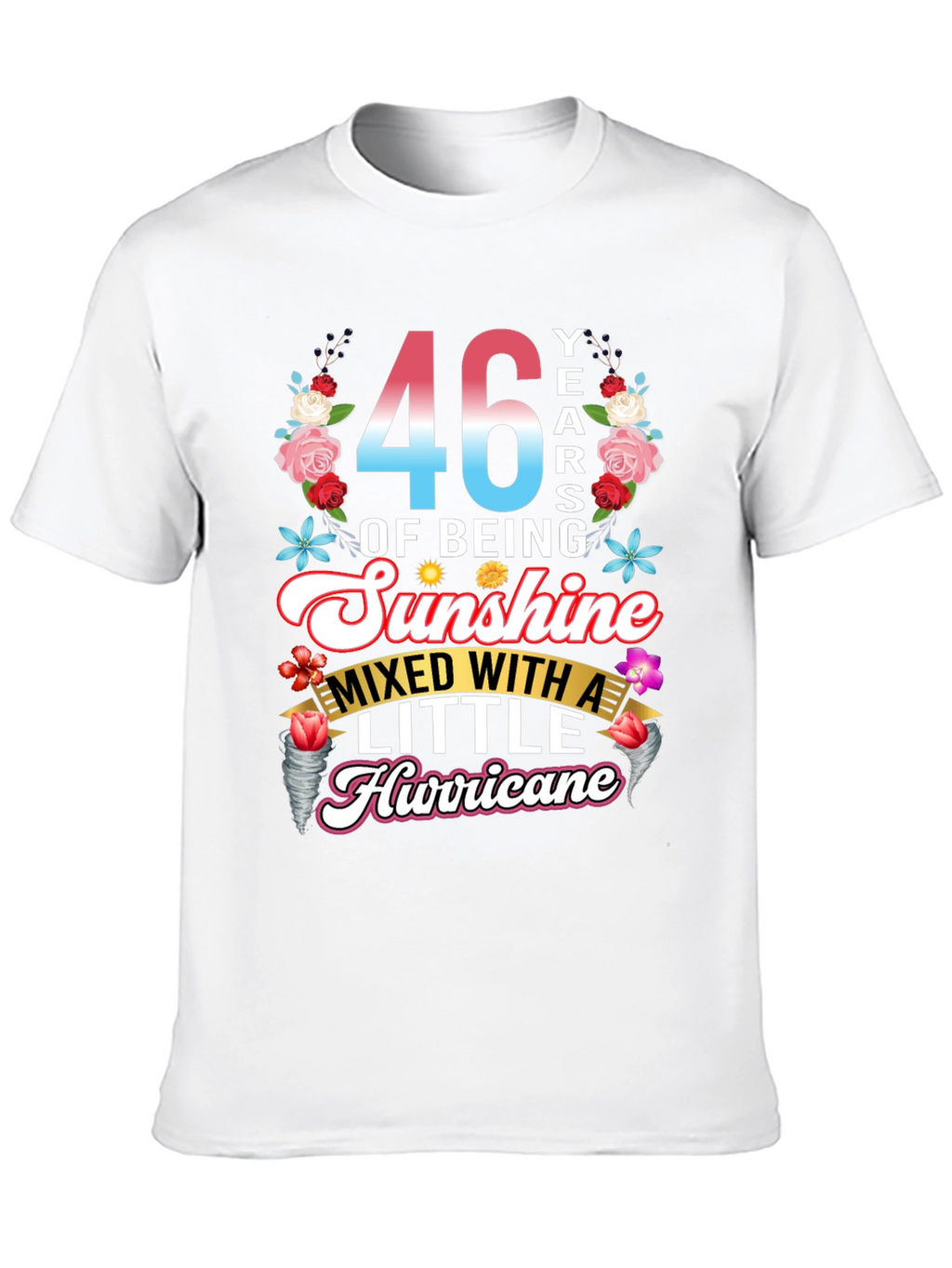 46 Years of Sunshine & Hurricane T-Shirt