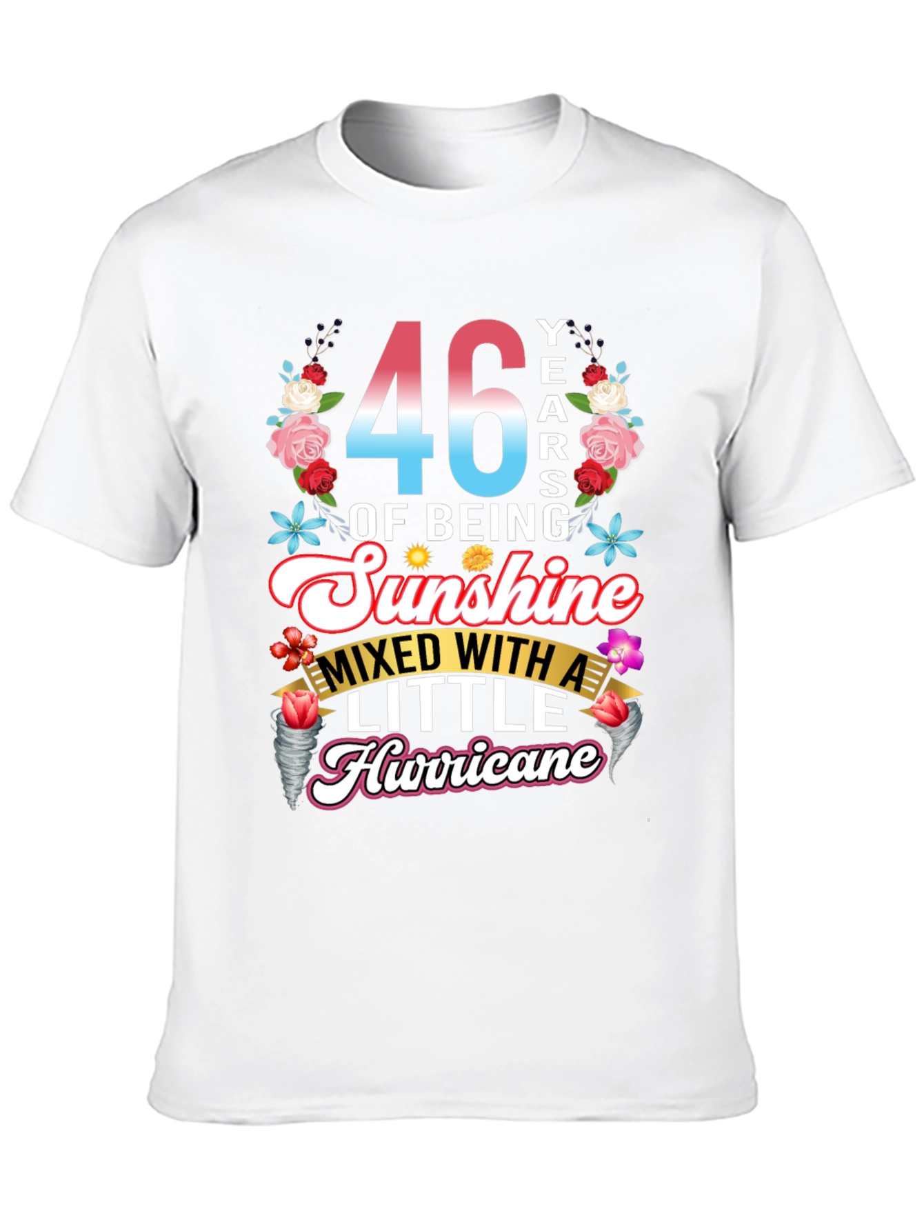 46 Years of Sunshine & Hurricane T-Shirt